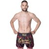 8 WEAPONS Muay Thai trenky  Super Mesh Naga  - černá/červená