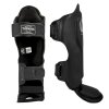 Chrániče holení s nártem Top King kožené - černá
