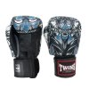 Boxerské rukavice TWINS FBGVL3-58 KABUKI - šedomodrá
