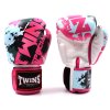 Boxerské rukavice TWINS Candy FBGVL3-61 - růžová