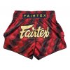 Fairtex trenky na Thajský box BS1919 - červená/černá