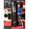 Boxovací pytel GIANT-24 Ego Combat  - 210 x 60 cm - černá/bílá