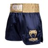 Venum šortky na thajský box Classic - modrá/zlatá