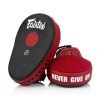 Fairtex velké  boxerské lapy FMV13 - černá/červená