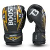 Boxerské rukavice BOOSTER War Pellis kůže - černá/zlatá
