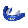 OPRO Gold Senior chrániče zubů - rovnátka  - modrá