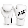 Ego Combat BGL3 Kožené boxerské rukavice - bílé