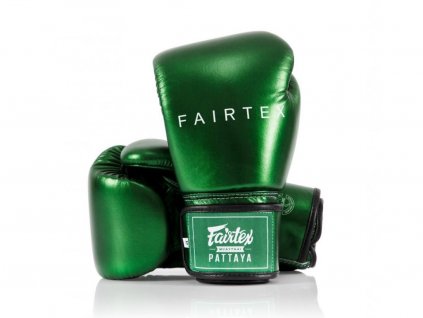 FAIRTEX BGV22 METALLISCH BOXHANDSCHUHE - GRÜN