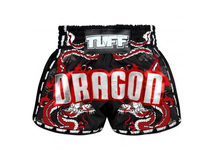 Tuff Muay Thai Shorts MRS205 - schwarz/rot