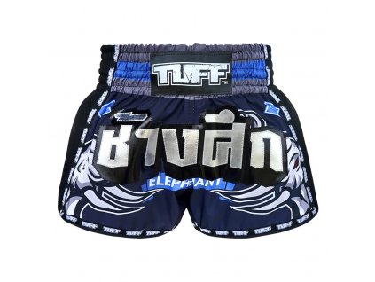 Tuff Muay Thai Shorts War Elephant  - blau