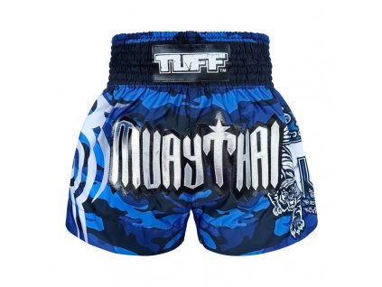 Tuff Muay Shorts Camo - blau