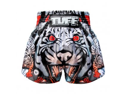 Tuff Muay Shorts Cruel Tiger  - grau