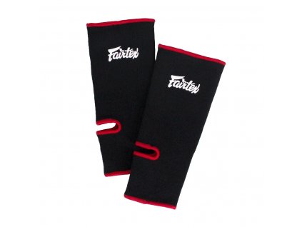 Fairtex Fußbandagen AS1 - Schwarz/Rot