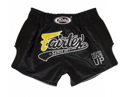 FAIRTEX THAI BOXING SHORTS  BS1708 - SCHWARZ