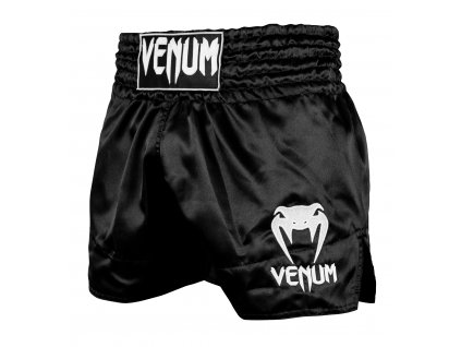 Venum Classic Muay Thai Shorts - Schwarz/Weiß