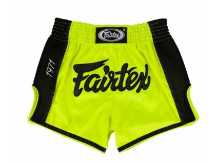 FAIRTEX MUAY THAI SHORTS  BS1706 - NEON GRÜN