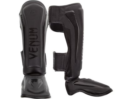 Venum Elite Standup Shin Guards - Matt/Schwarz