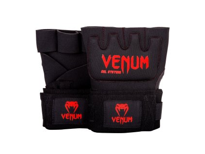 Venum Gel Kontact Handschuh Wraps - Schwarz/Rot