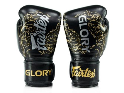 Fairtex Boxhandschuhe - Glory BGVG3 - Schwarz/Silbern