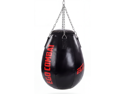 Ego Combat Boxbirne Tear Drop, gefüllt – Schwarz/Rot