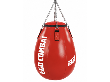 Ego Combat Boxbirne Tear Drop, gefüllt – Rot/Weiß