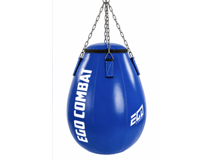Ego Combat Boxbirne Tear Drop, gefüllt – Blau/Weiß