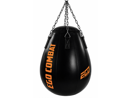 Ego Combat Boxbirne Tear Drop, gefüllt – Schwarz/Orange