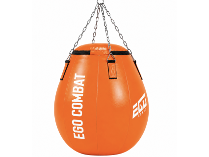 Ego Combat Tear Drop Boxbirne Endurance 2, gefüllt – Orange/Weiß