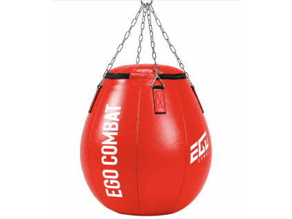 Ego Combat Tear Drop Boxbirne Endurance 2, gefüllt – Rot/Weiß