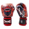 BOXHANDSCHUHE TWINS FBGVL3-59 BARONG - SCHWARZ/ROT