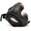 TWINS Leder Kopfschutz HGL-3 - schwarz/weiß
