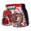 Tuff Muay Thai Shorts MRS205 Red Chinese Dragon- weiß/rot