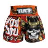 Tuff Muay Thai Shorts TMS658 Samurai Skull - rot