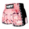 Tuff Muay Thai Shorts Hanuman Birds with Roses - Pink
