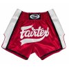 Fairtex Muay Thai Shorts BS1704 - Rot/Weiß