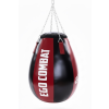Ego Combat Boxbirne Tear Drop, gefüllt – Schwarz/Bordeauxrot