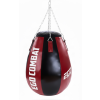 Ego Combat Boxbirne Tear Drop, gefüllt – Schwarz/Bordeauxrot