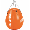 Ego Combat Tear Drop Boxbirne Endurance 2, gefüllt – Orange/Weiß