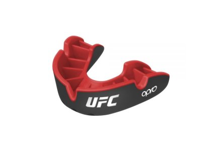 OPRO Silver chrániče zubů UFC - černá/červená barva