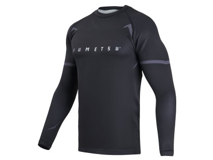 Fumetsu rash guard Ghost dlouhý rukáv - černá
