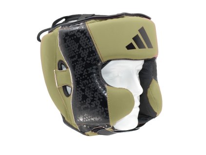 adidas sparingová přilba Combat 50 adiC50HG - černá/zelená