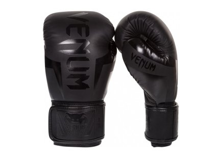 Boxerské rukavice Venum Elite - černá barva