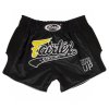 Fairtex Trenky na Thajský box - černá barva/žluté logo