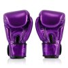 Boxerské rukavice Fairtex BGV22 Metallic - fialová
