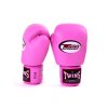Boxerské rukavice kožené TWINS BGVL-3 - růžová tmavá