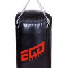 Boxovací pytel JUMBO HEAVY Ego Combat  - 50 cm průměr - černá/červená