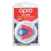 OPRO Silver chrániče zubů - červená/modrá