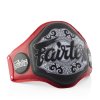 Tréninkový pás na břicho Fairtex BPV3 - červená/černá