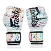 Boxerské rukavice Fairtex BGV14 Painter - bílá