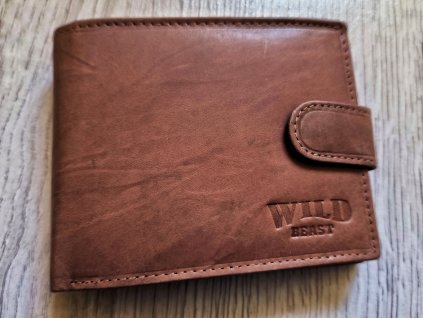 Bőr pénztárca saját mintával - Wild 1